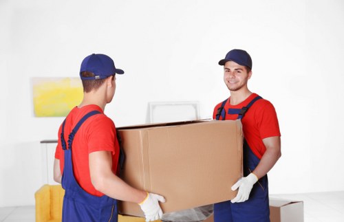 Experienced movers handling bulky items in Kingston Upon Thames