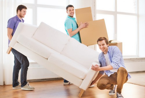 Professional movers handling office relocation in Kingston Upon Thames